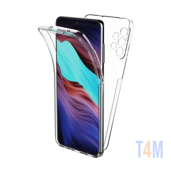 Capa de Silicone 360º para Samsung Galaxy A52 4g/A52 5g Transparente